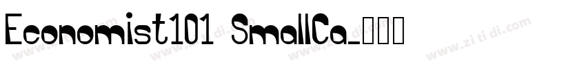 Economist101 SmallCa字体转换